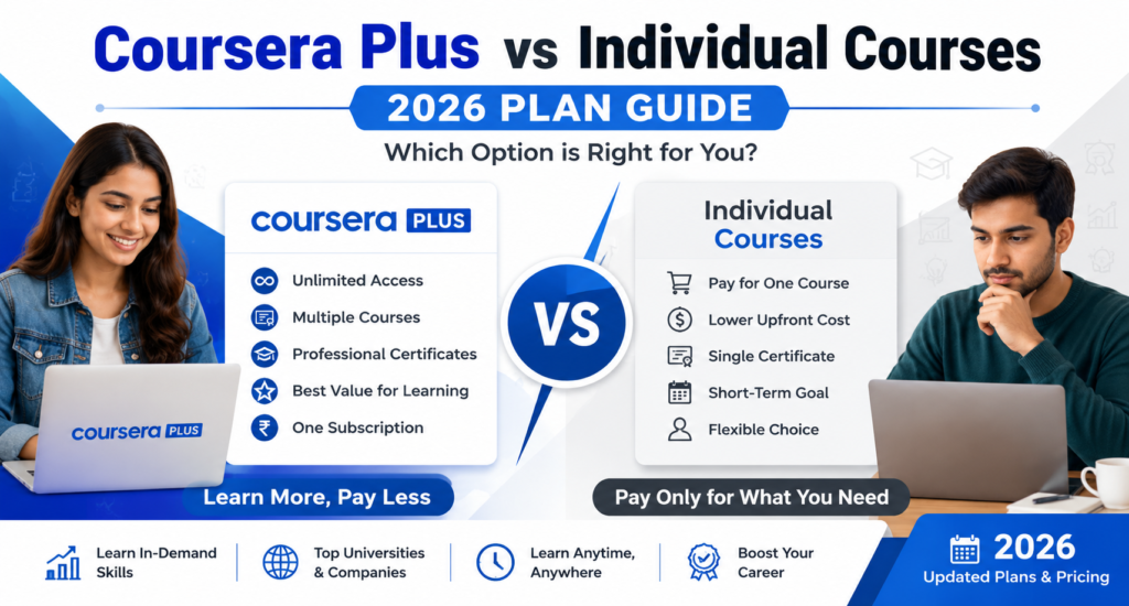 Coursera Plus vs Individual Courses — 2026 Plan Guide Coursera