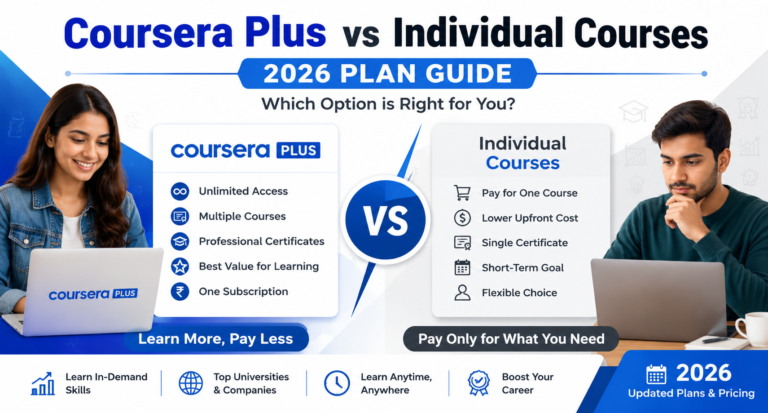 Coursera Plus vs Individual Courses &mdash; 2026 Plan Guide